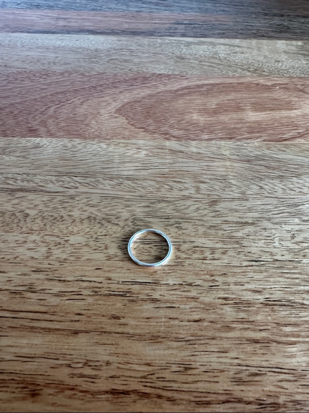 Simple Silver Band Ring - Minimalist Stackable
